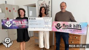 Spendenübergabe ALS-Hilfe Bayern